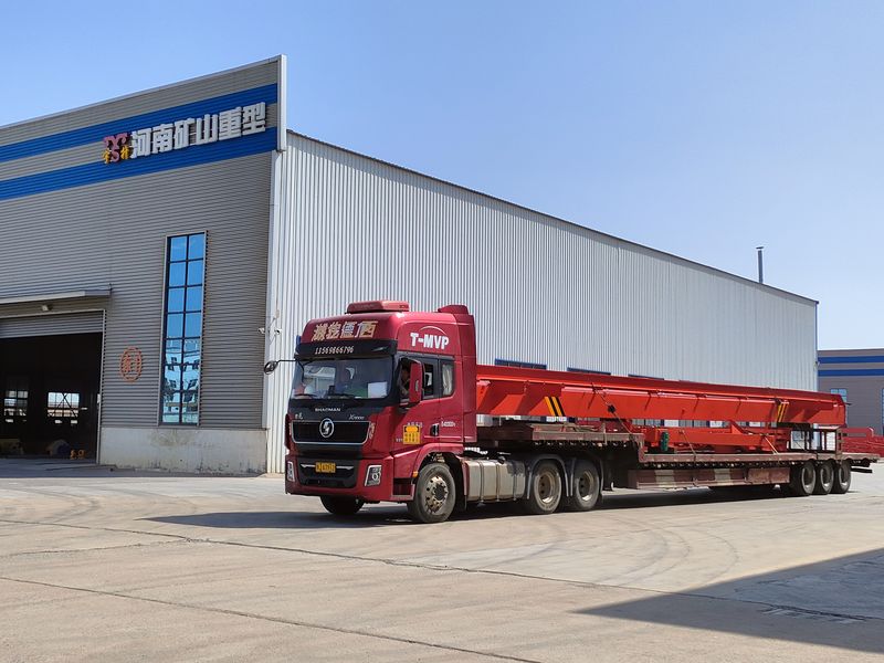 電動葫蘆門式起重機  MHxh10t—14m 外懸3.5/1.5m 制作完成，發(fā)往青海交付客戶使用